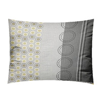 Szaro żółta Poszewka flanela 40x40 - 429żółty