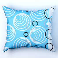 Poszewka z kory 40x40 | 361trk | turkusowa | koła