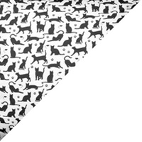 Apaszka bandamka bandana chustka | 288biały | biało czarna | koty