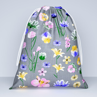 Worek na pościel do przedszkola żłobka 348szary