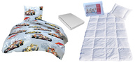Komplet 100x160 + 40x60 + prześcieradło jersey 80x160  238sza