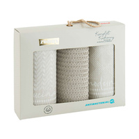 Komplet ścierek kuchennych moderna beż