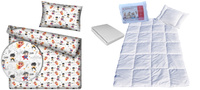 Komplet 100x160 + 50x60 + prześcieradło jersey 80x160 289sup