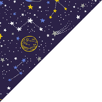 Apaszka bandamka bandana chustka | 202pla | granatowa | kosmos