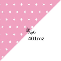 Apaszka bandamka bandana chustka | 401roz | różowa | gwiazdki