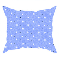 Poszewka z kory 40x40 | 244nieb | niebieska | gwiazdy