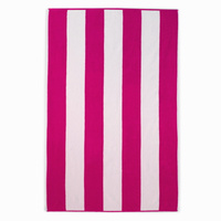 Ręcznik kąpielowy plażowy 100x160 Neon róż