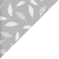 Apaszka bandamka bandana chustka | 161szary | szara | piórka