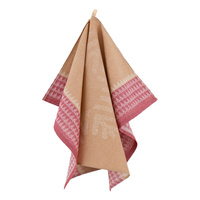 Ściereczka kuchenna świąteczna płatek śniegu beżowy