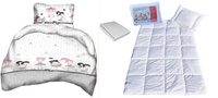 Komplet 100x160 + 40x60 + prześcieradło jersey 80x160  436szary