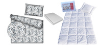 Komplet 100x160 + 50x60 + prześcieradło jersey 80x160 418b-c
