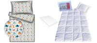 Komplet 100x160 + 40x60 + prześcieradło jersey 80x160 411bia