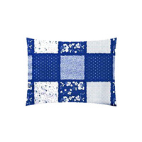 Poszewka bawełniana na jaśka 40x40 | 107cha | chabrowa | patchwork