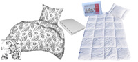 Komplet 100x160 + 40x60 + prześcieradło jersey 80x160  116bsz