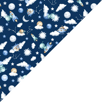 Apaszka bandamka bandana chustka | 202ufo | granatowa | ufoludki