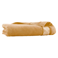 Ręcznik frotte z bawełny egipskiej 30x50 rondo miodowe