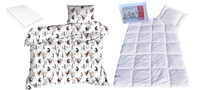 Komplet 100x160 + 40x60 + prześcieradło jersey 80x160 186Kbr