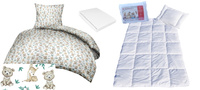 Komplet 100x160 + 50x60 + prześcieradło jersey 80x160 050bra