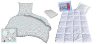 Komplet 100x160 + 50x60 + prześcieradło jersey 80x160  109mięta