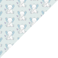 Apaszka bandamka bandana chustka | 314nie | niebieska | słoniki