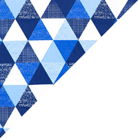 Apaszka bandamka bandana chustka | 110gra | granatowa | trójkąty