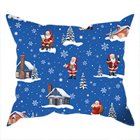 Niebieska Poszewka bawełniana na jaśka 40x40 - 002Nch