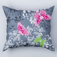 Szara Poszewka flanela 40x40 - 490sza