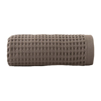 Ręcznik waflowany 70x140 natural brąz