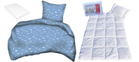 Komplet 100x160 + 40x60 + prześcieradło jersey 80x160 486nie