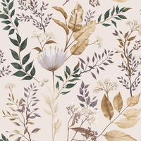 Worek na pościel do przedszkola żłobka | 175beż | beżowa | kwiaty