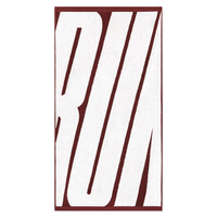 Ręcznik sportowy trening fitness 70x140 RUN burgund