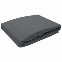 Prześcieradło bez gumki 160x220 Jersey Antracyt