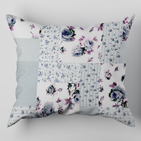 Poszewka z kory 40x40 | 107Dpast | pastelowa | patchwork