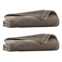 Komplet ręczników z bawełny egipskiej 50x100 70x140 Kiwi taupe