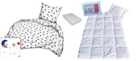 Komplet 100x160 + 40x60 + prześcieradło jersey 80x160  145kolo
