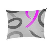 Poszewka z kory 40x40 | 343róż | szaro różowa | maziaje