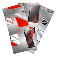 Zestaw Poszewek kora 110red | czerwony | geometryczny