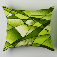 Poszewka z kory 50x60 | 025ziel | zielona | geometryczny