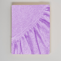 Pokrowiec na stół do masażu frotte Lawendowy