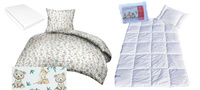 Komplet 100x160 + 40x60 + prześcieradło jersey 80x160 050bra