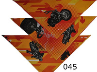 Apaszka bandamka bandana chustka | 045pom | pomarańczowa | motory motocykle