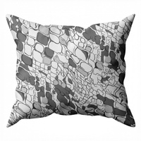 Poszewka z kory 40x40 | 262szary | szara | ciapki