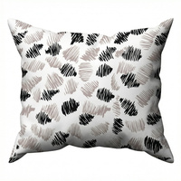 Poszewka z kory 40x40 | 366beż | szaro beżowa | maziaje ciapki