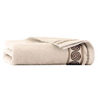 Ręcznik frotte z bawełny egipskiej 70x140 rondo beż