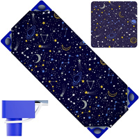 Prześcieradło na leżak do przedszkola | 202pla | granatowe | kosmos