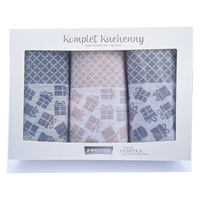 Komplet ścierek kuchennych Prezent kolor