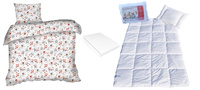 Komplet 100x160 + 40x60 + prześcieradło jersey 80x160 414bia