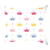 Poszewka bawełniana na jaśka 40x40 | 436kol | kolorowa | korony