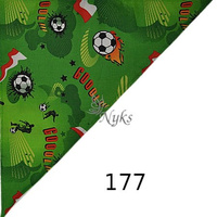 Apaszka bandamka bandana chustka | 177 | zielona | piłki