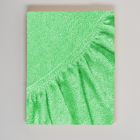 Pokrowiec na stół do masażu frotte Jasnozielony